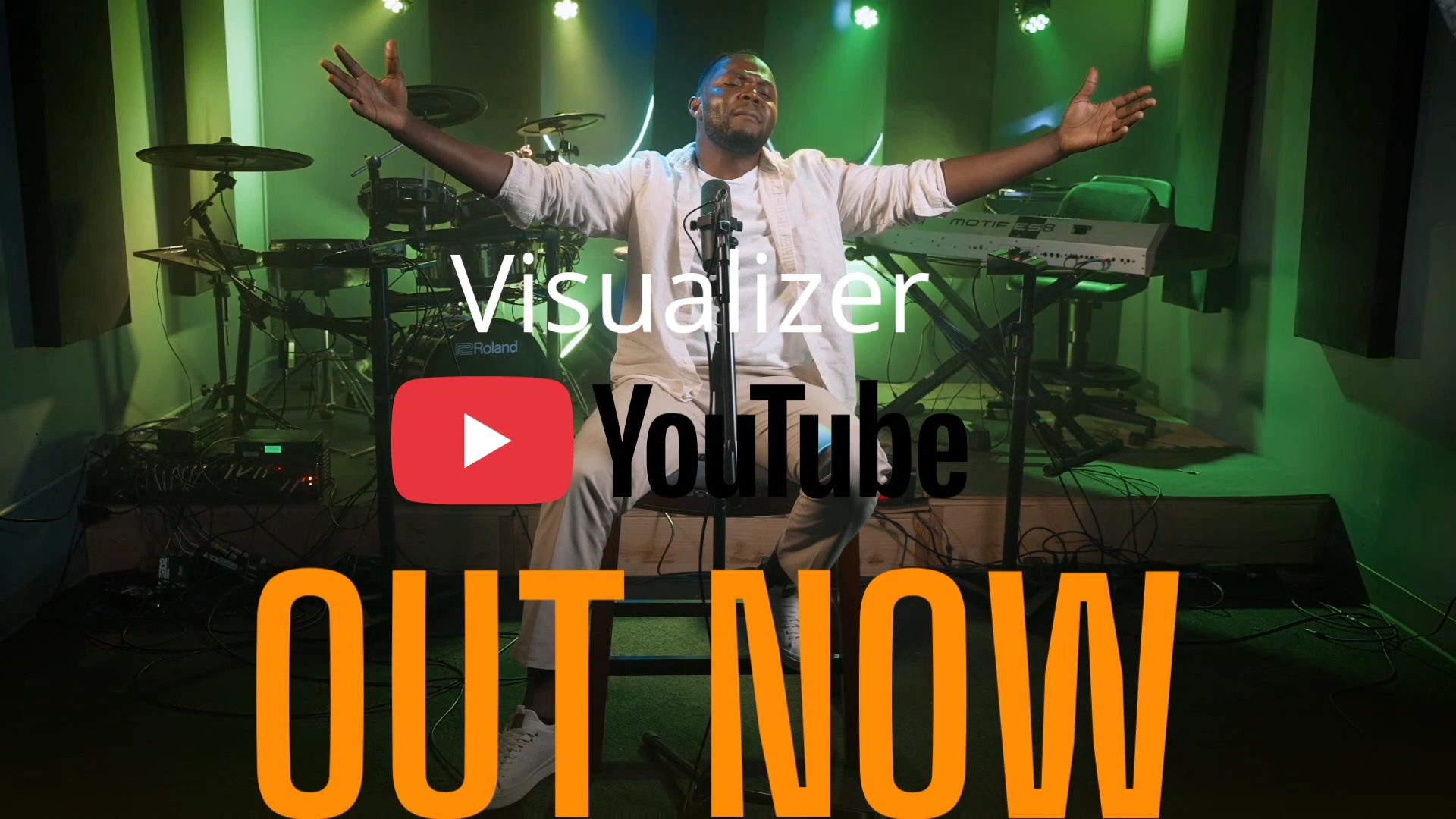 Promotional artwork announcing Bernard Mwambungu’s official music visualizer on YouTube.