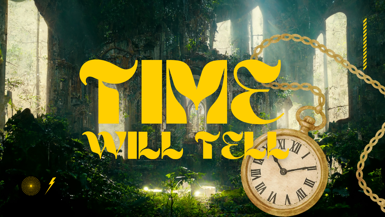 Time Will Tell — cover artwork by Bernard Mwambungu